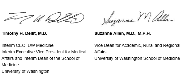 signatures from both Dr. Dellit and Dr. Allen