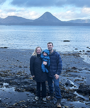 The Bakers: Katie, Cole and baby Zach