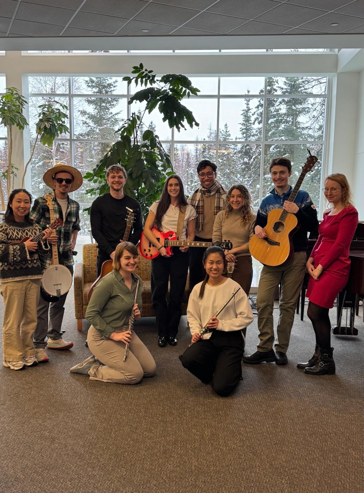Striking a Chord – Alaska WWAMI Students Bring Music to Hospital Patients