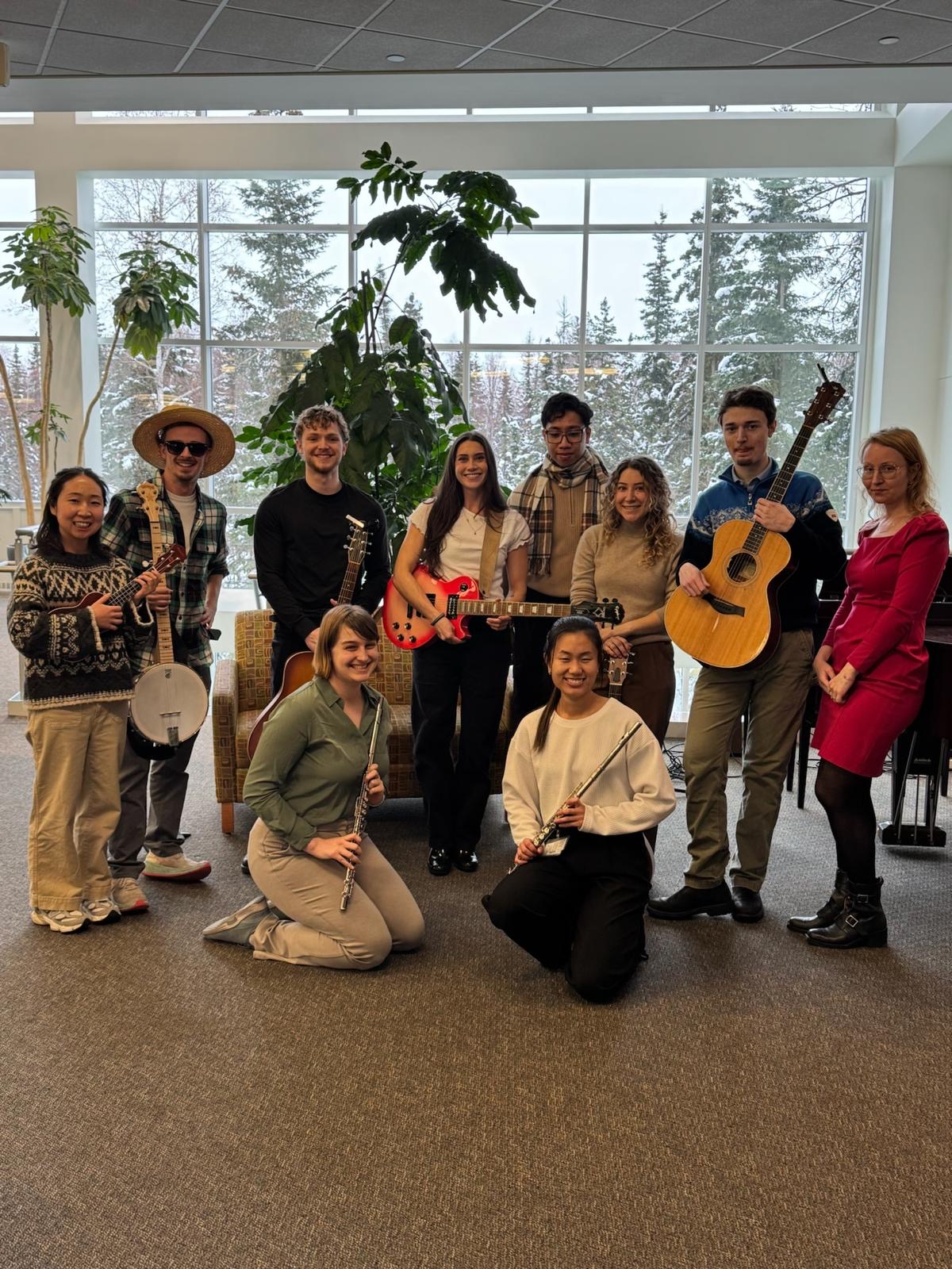 Striking a Chord – Alaska WWAMI Students Bring Music to Hospital Patients