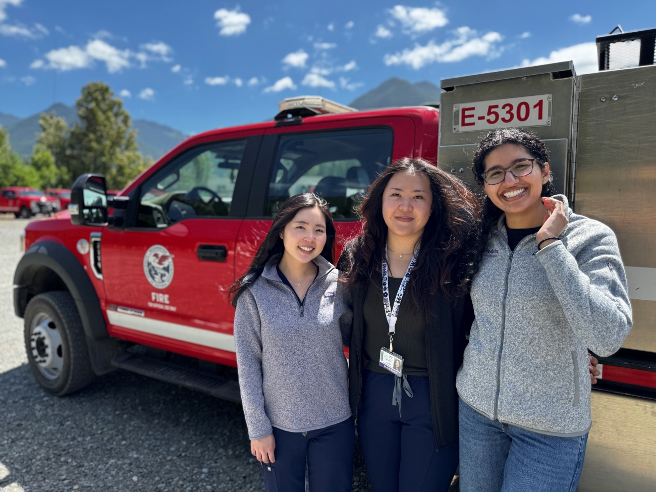 UWSOM Students Volunteer at Wildland Firefighter Skin Cancer Screening