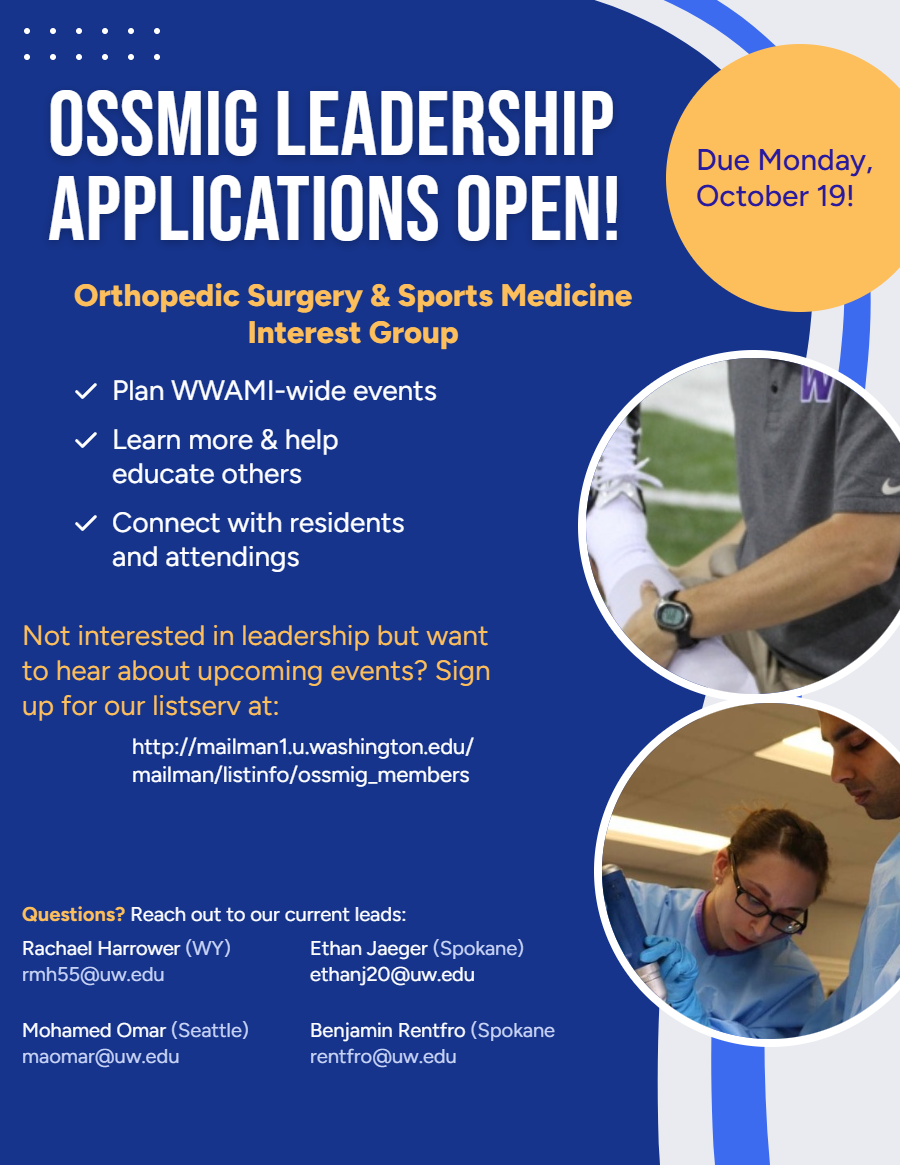A flyer for OSSMIG